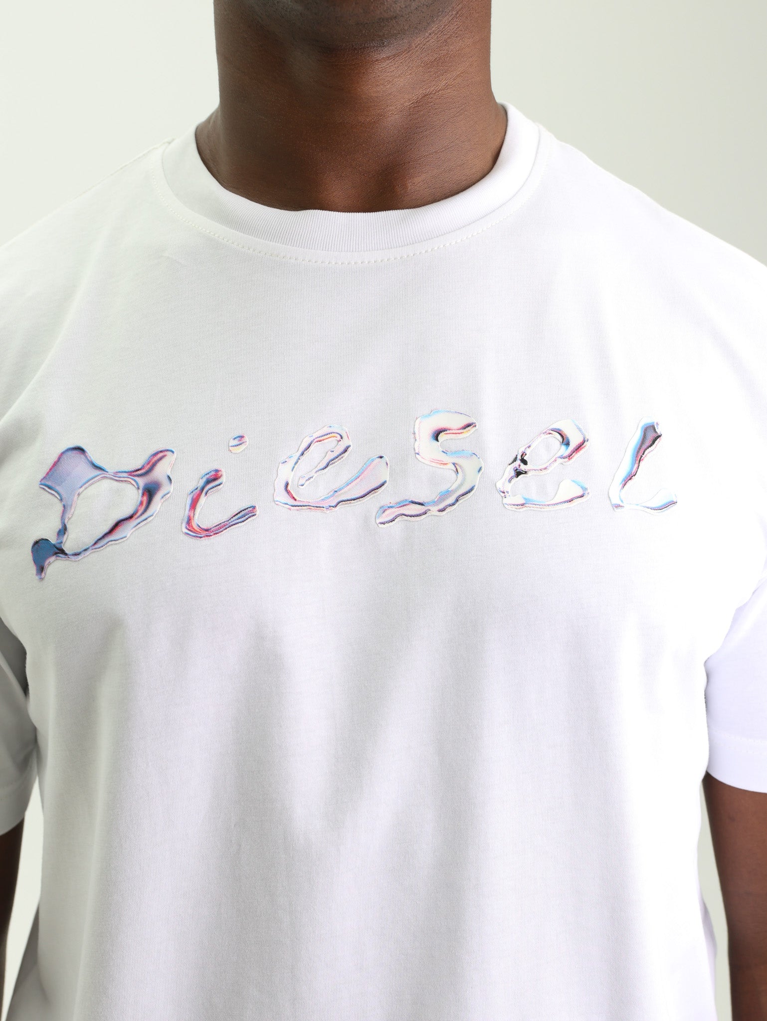 Diesel T-Shirt T-Adjust K16 Logo White